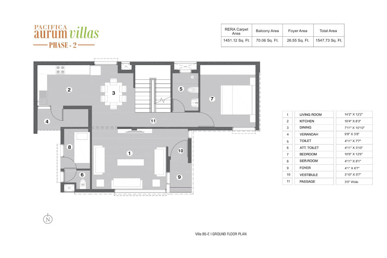 Pacifica Aurum Villas Floor Plans7