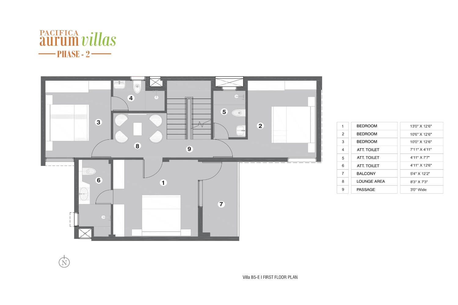 Pacifica Aurum Villas Floor Plans8